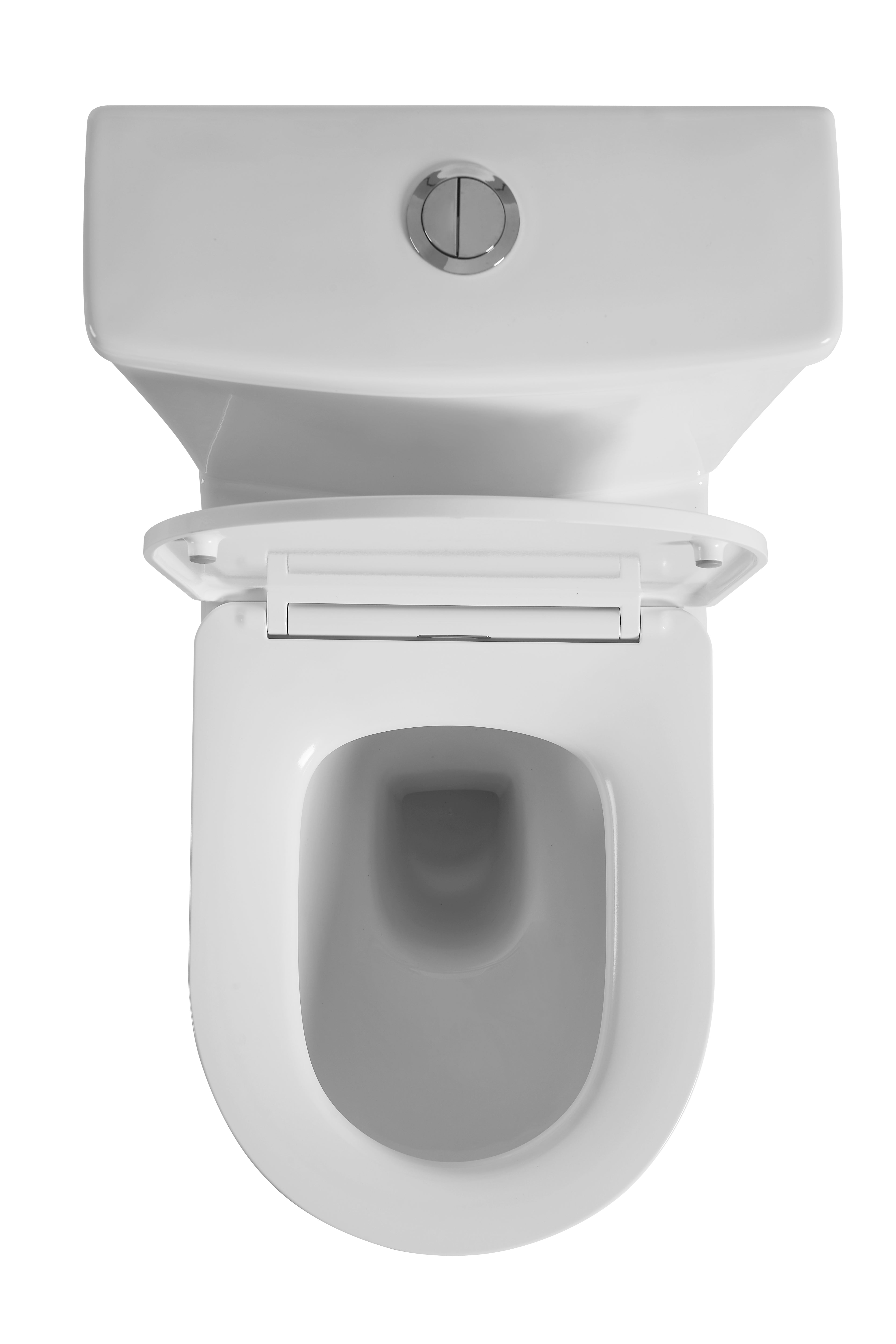 650*385*865mm Back to Wall Livis Rimless Toilet Suite LUX022 Trap Included