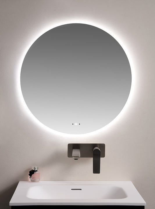 LED Frameless Mirror Smart Touch Free Controls