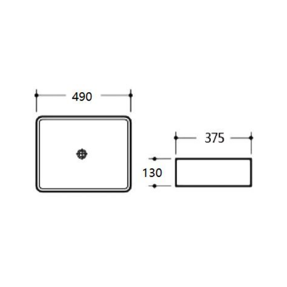 Above Counter Basin 400/480mm