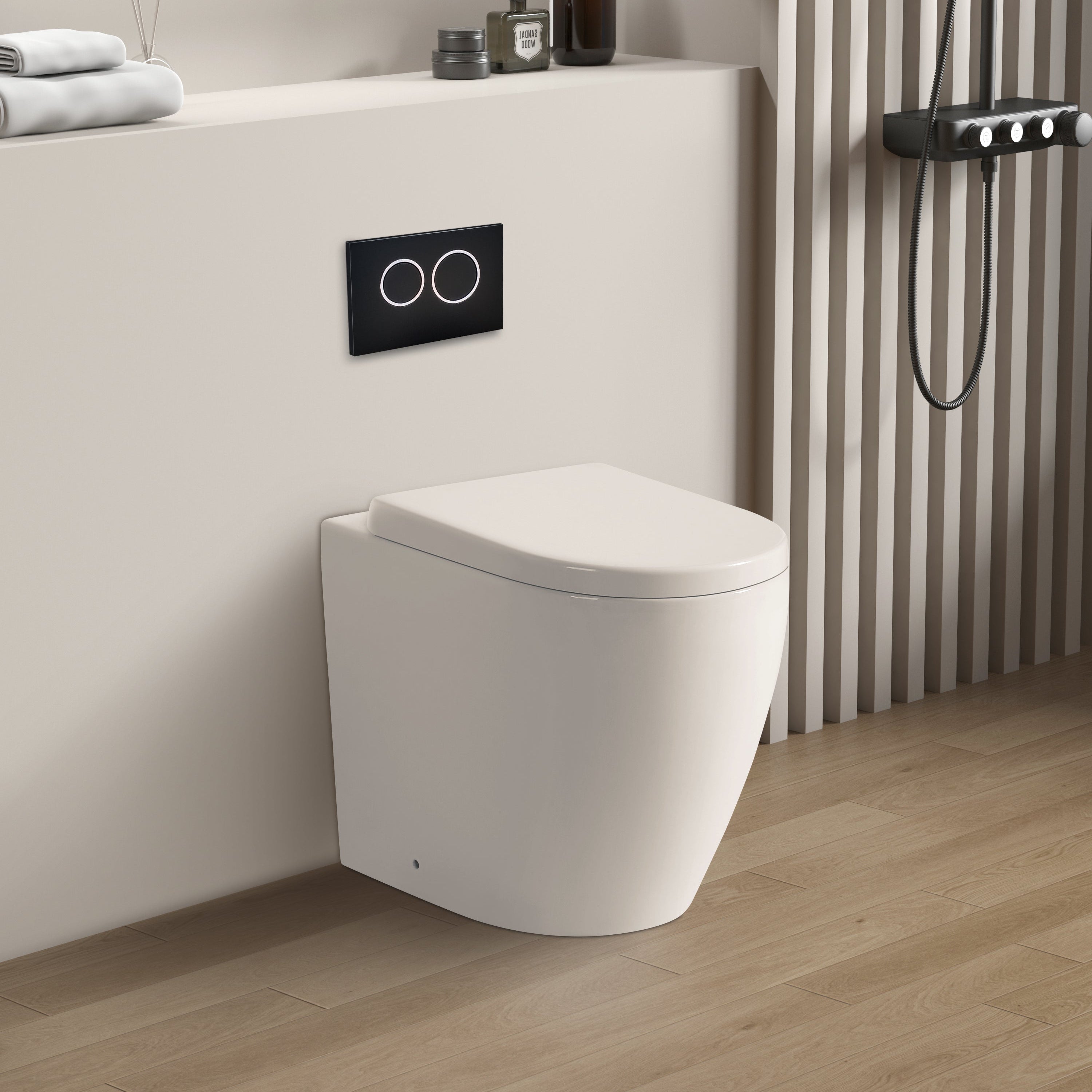 Elvera Wall-Mounted Toilet 4.5/3 Liters Dual Flush