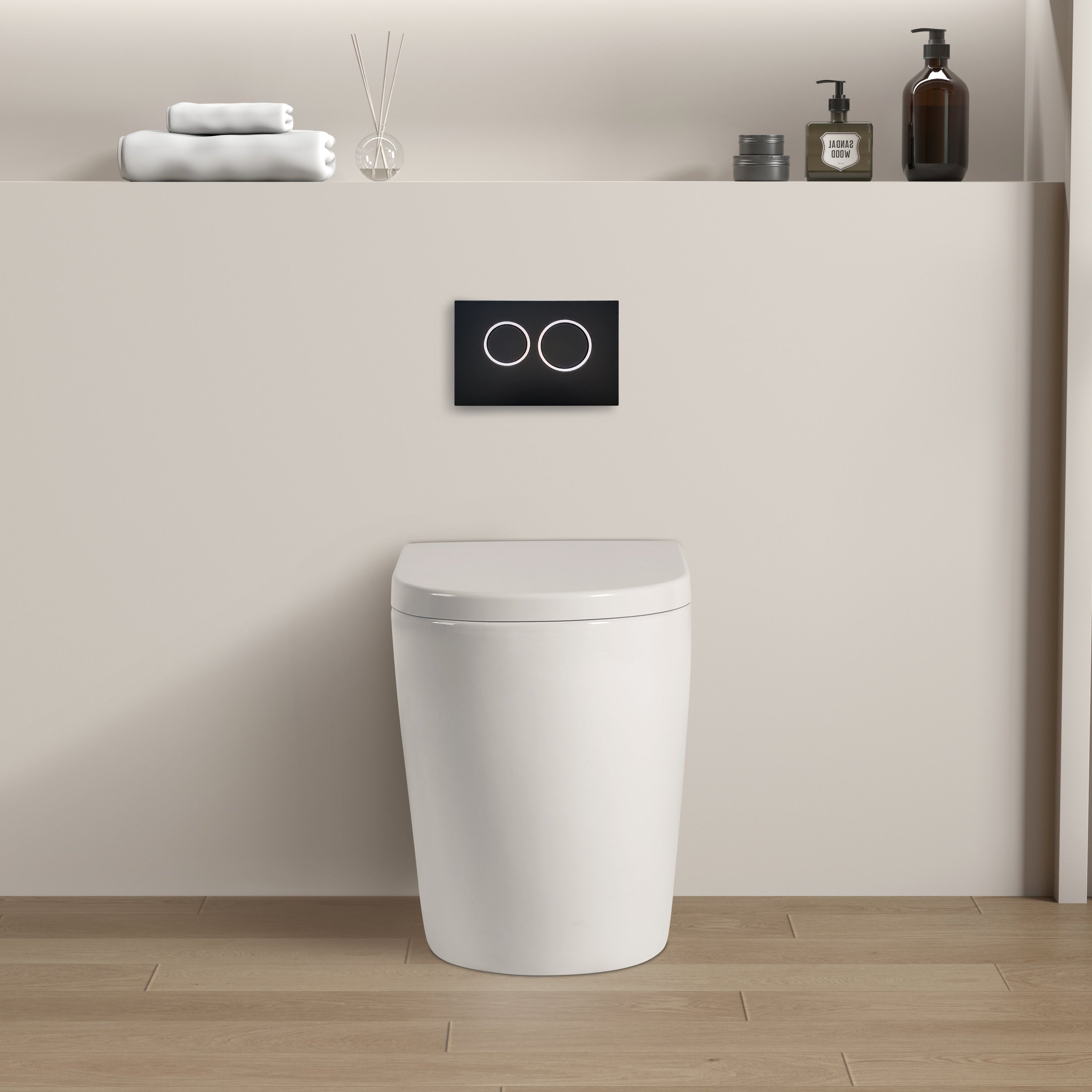 Elvera Wall-Mounted Toilet 4.5/3 Liters Dual Flush