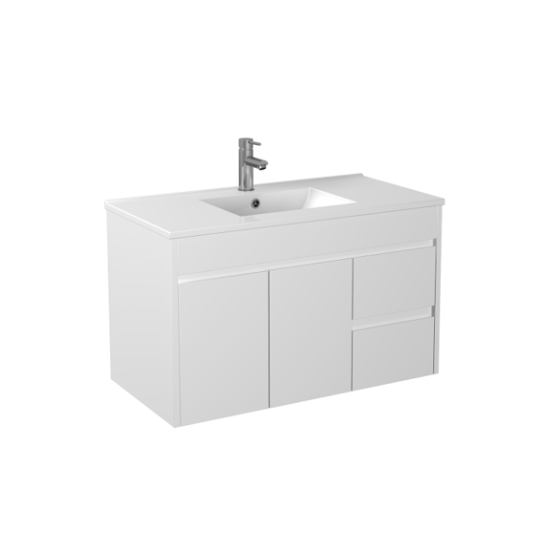 Polar PVC Slim Vanity 900*365*550mm