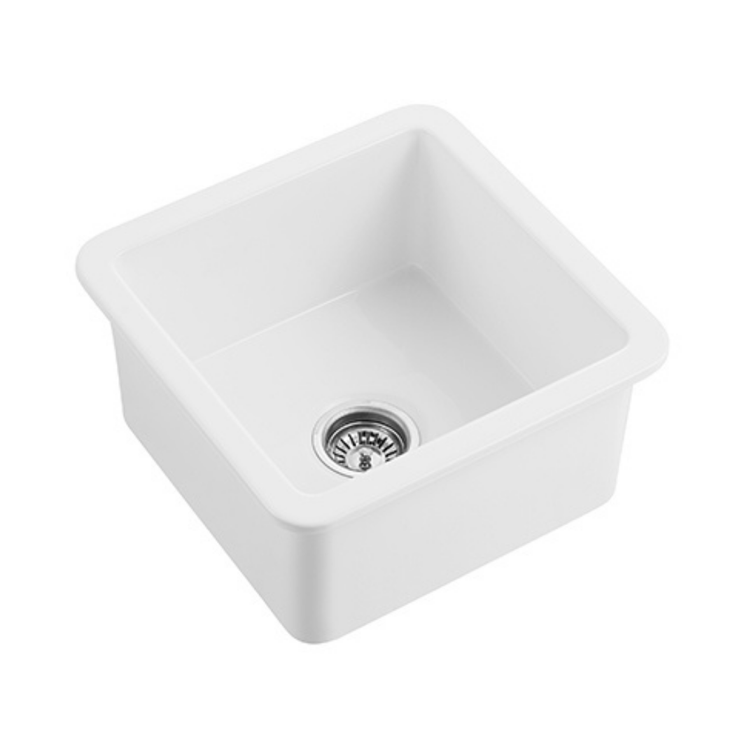 Nadia Fireclay Square insert/undermound Sink 457*457*228mm