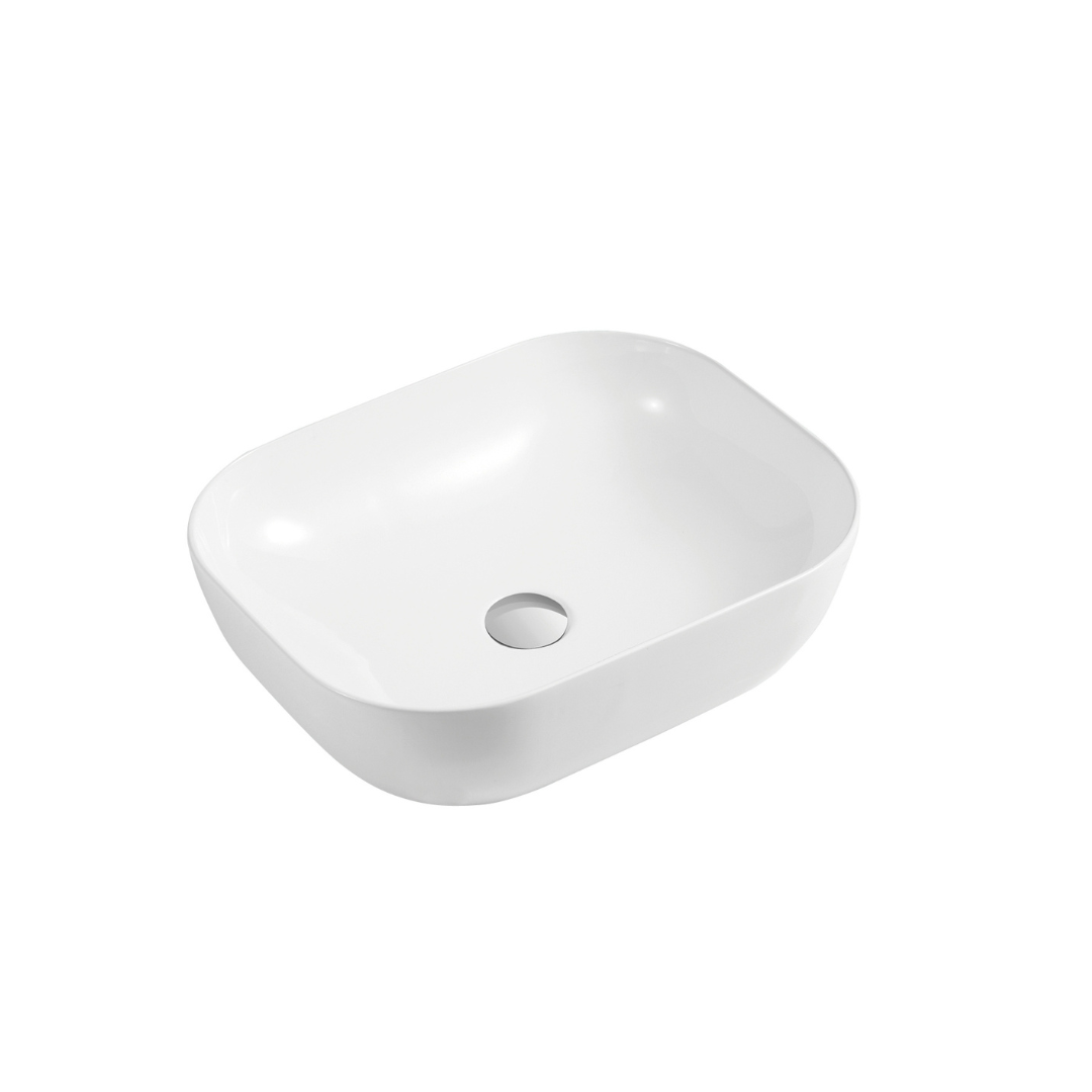 Gloss White Ceramic Console Basin 465*375*120mm