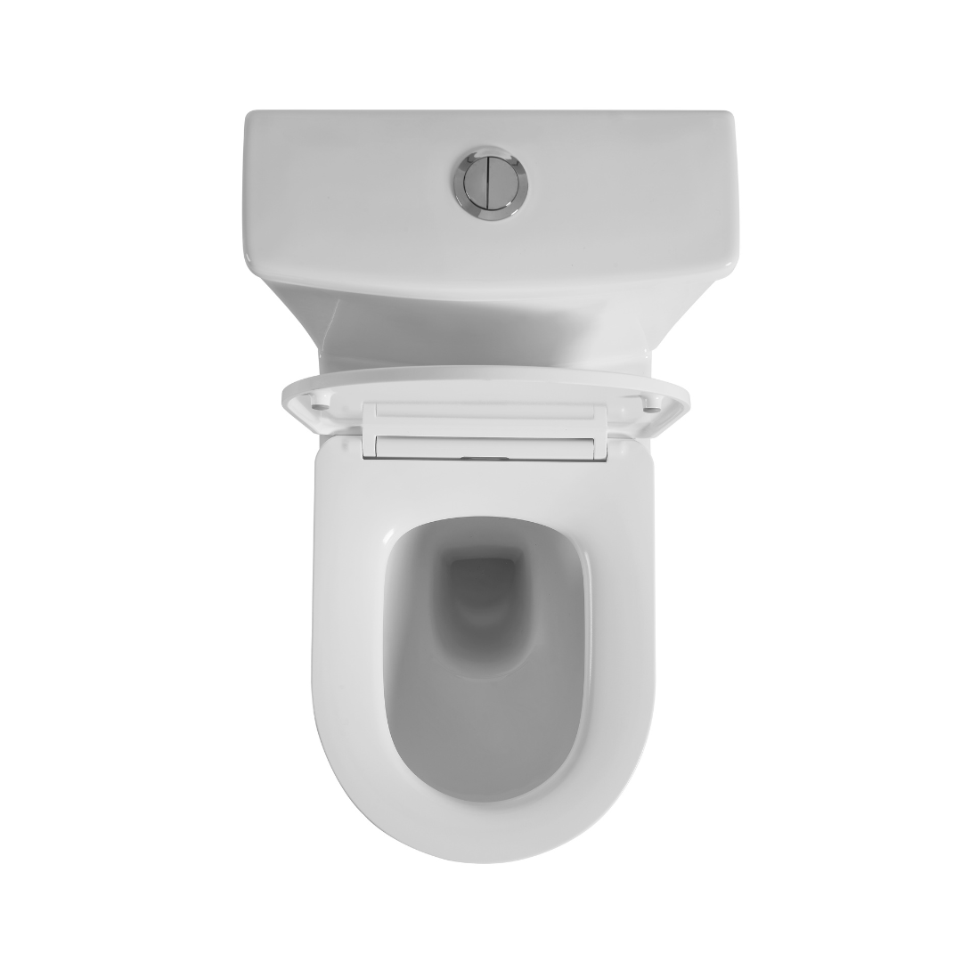 Cessia Chrome Rimless Toilet Trap Included 650*385*865mm