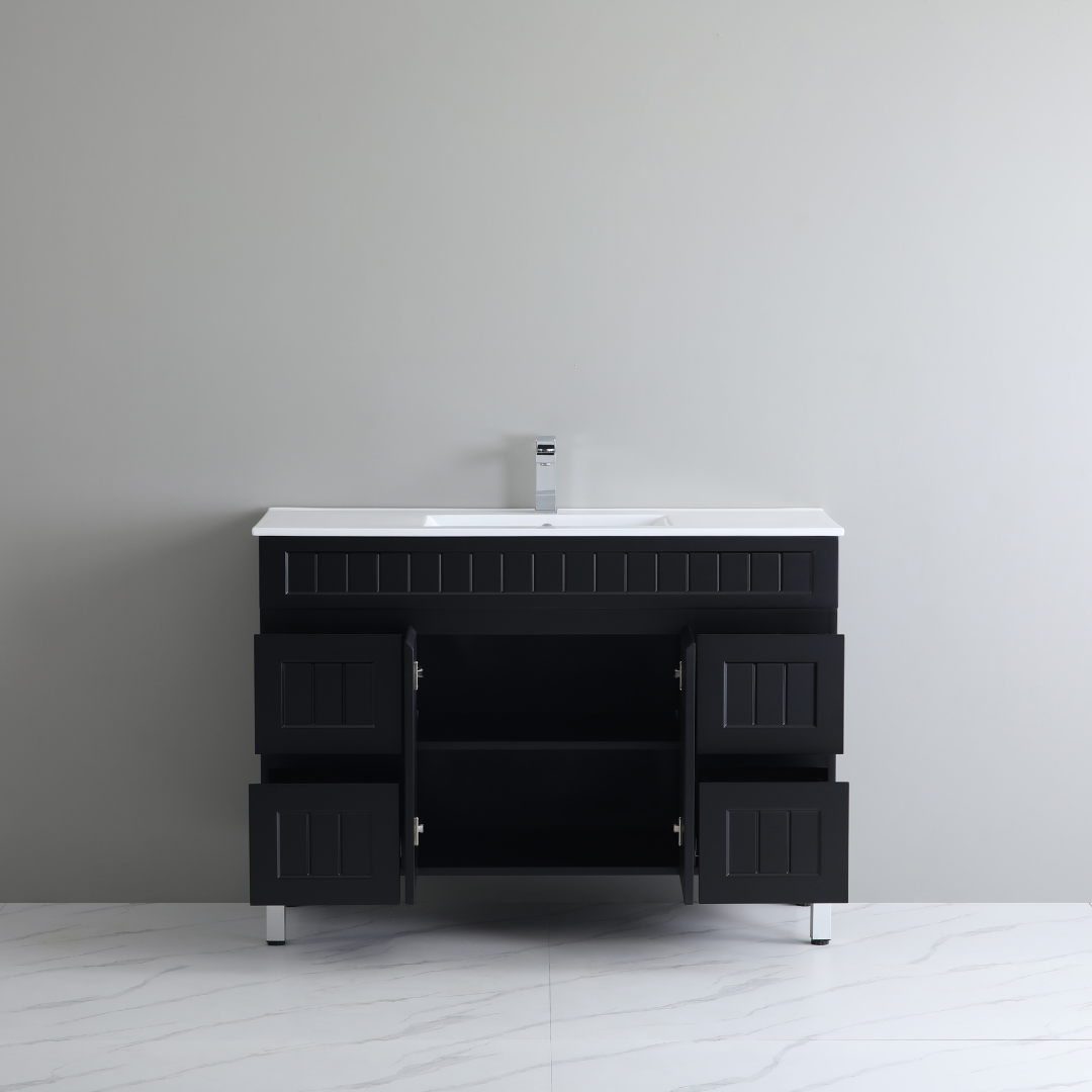 Ceto ACACIA 1200*460*860mm free standing Matte Black Vanity