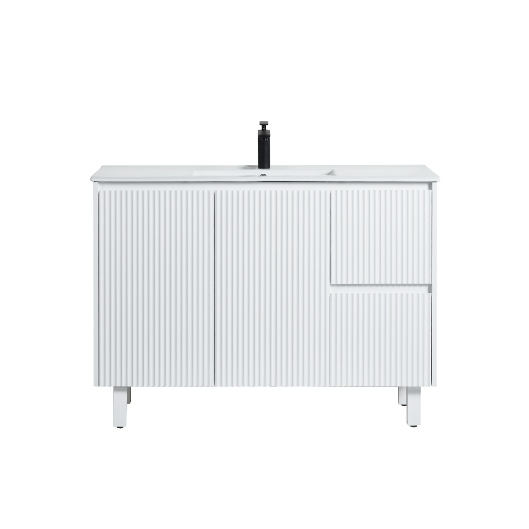 Brighton Floor Vanity 1200*460*500mm Matte White