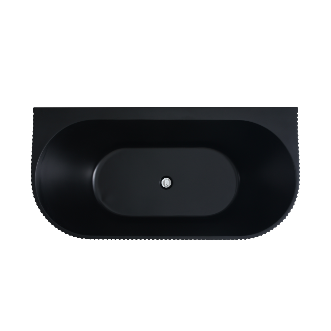 Rochelle Oval Back to Wall Bathtub 1500x750x580mm