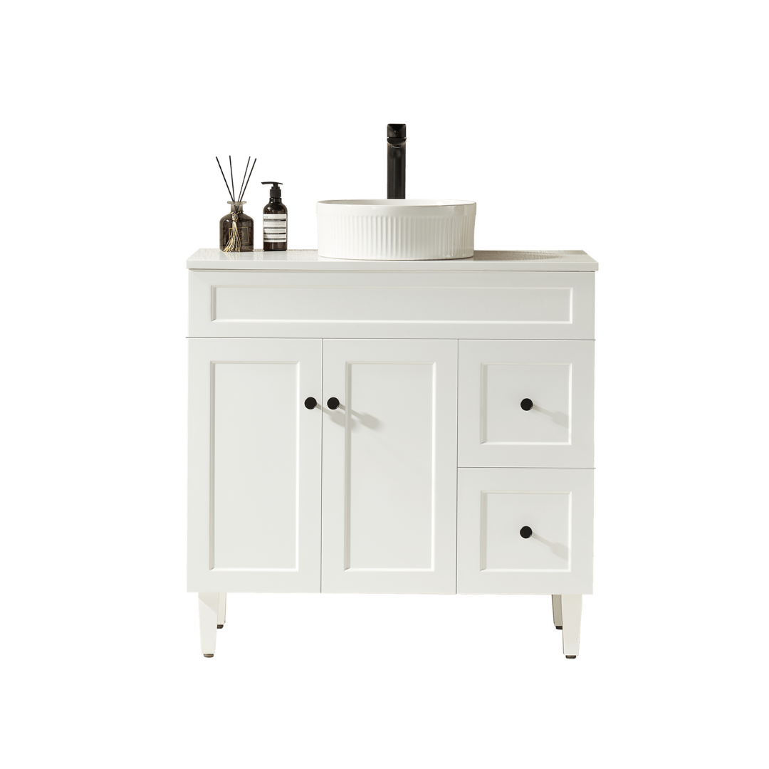 Ashford Floor Vanity 900*460*880mm Matte White