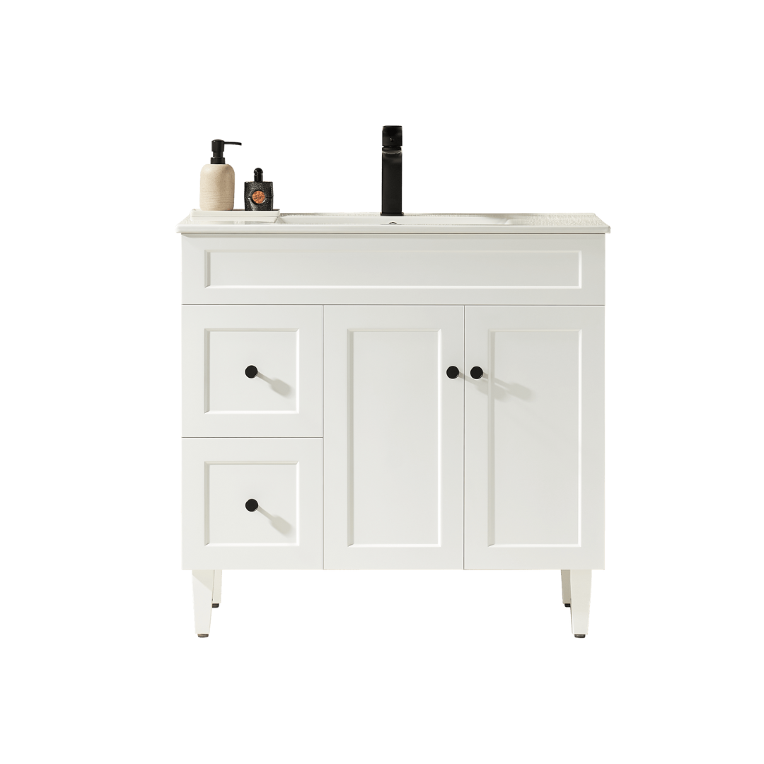Ashford Floor Vanity 900*460*880mm Matte White