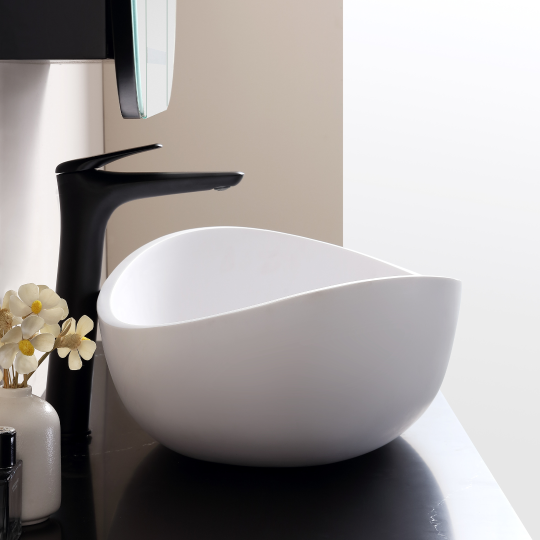 Flux Solid Surface Soaking Tub 600*370*190mm