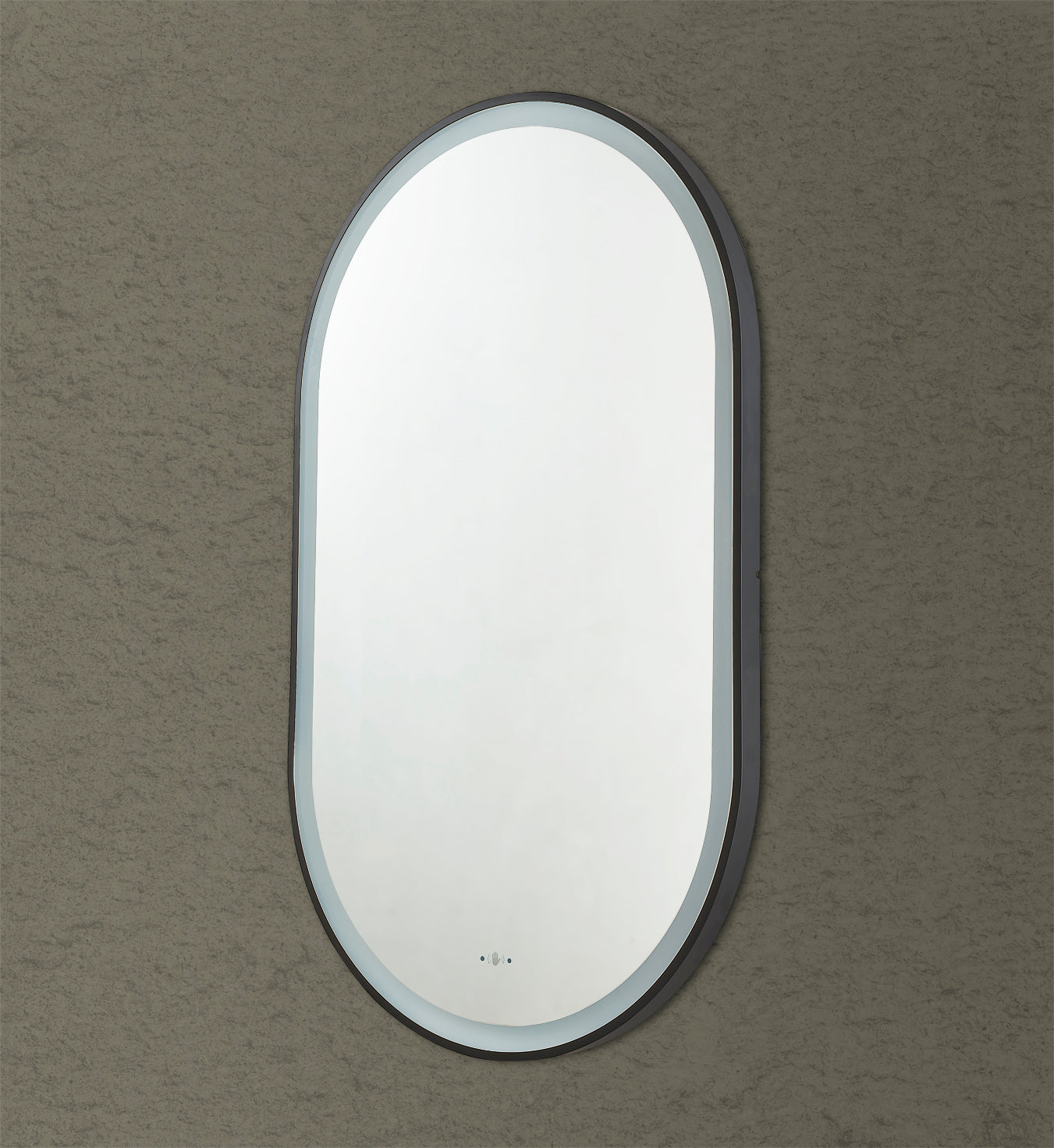 Ovian Iron Framed LED Mirror Electroplated 600*1000mm LFMOV60100-MB/BG/BN/GN