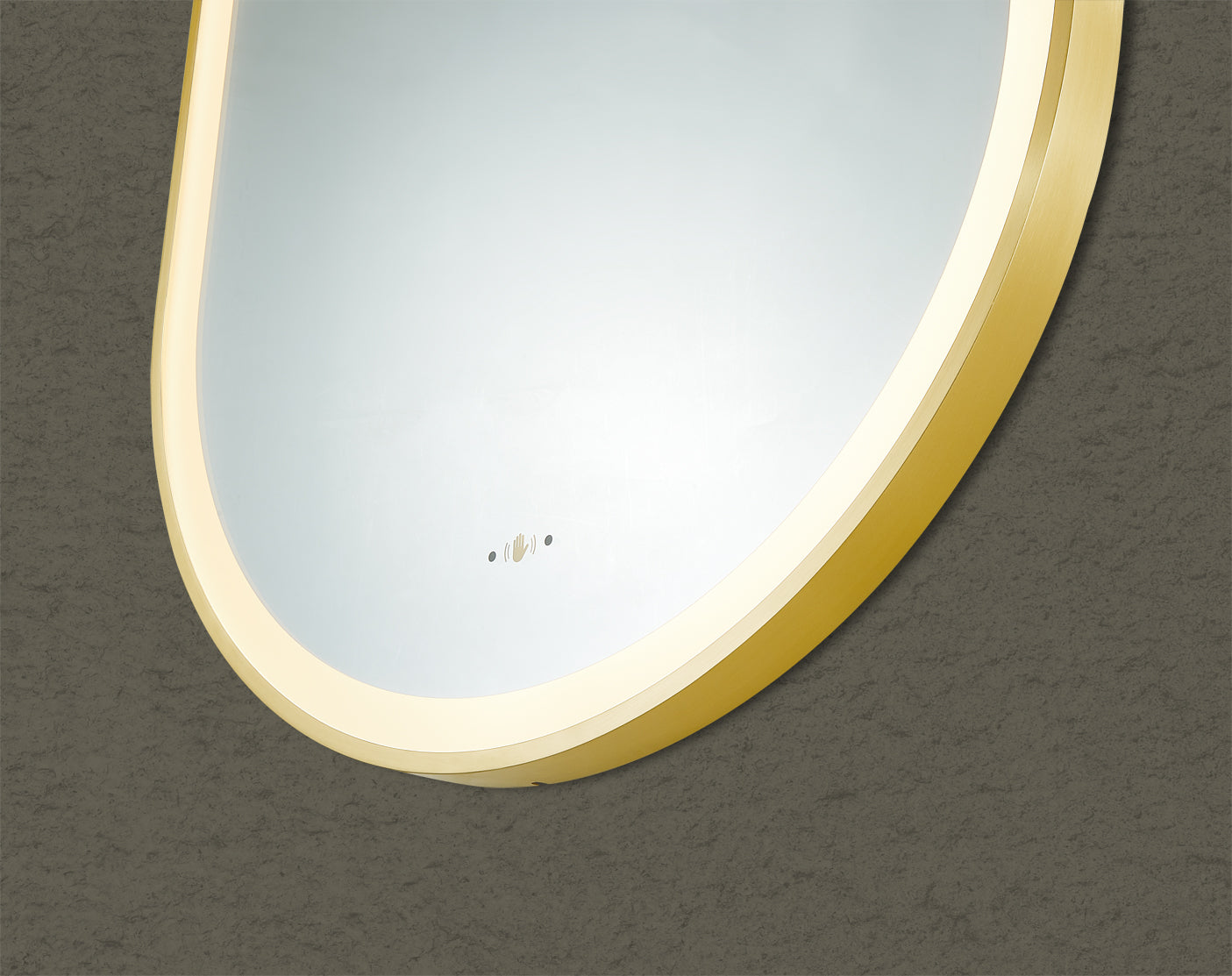 Ovian Iron Framed LED Mirror Electroplated 600*1000mm LFMOV60100-MB/BG/BN/GN