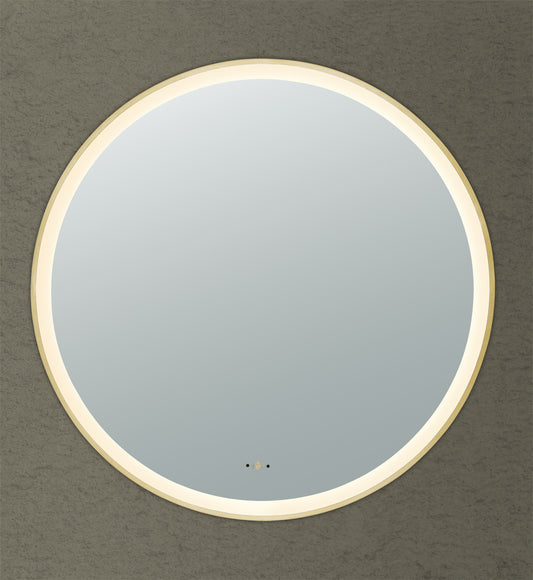 Luna Iron Framed LED Mirror LFM600/800/900R-BG