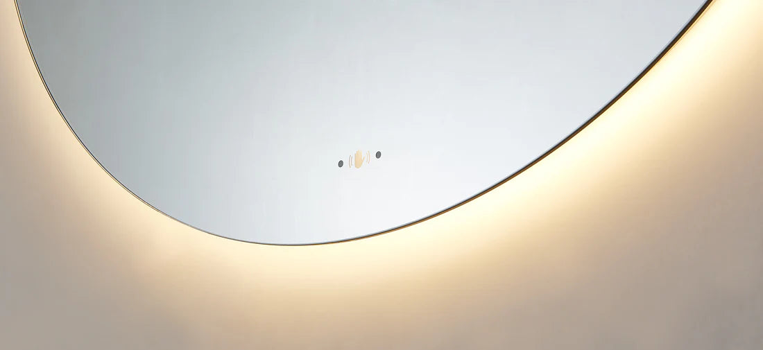 Backlit LED Bathroom Mirror – Smart Touch-Free Controls 600–900mm