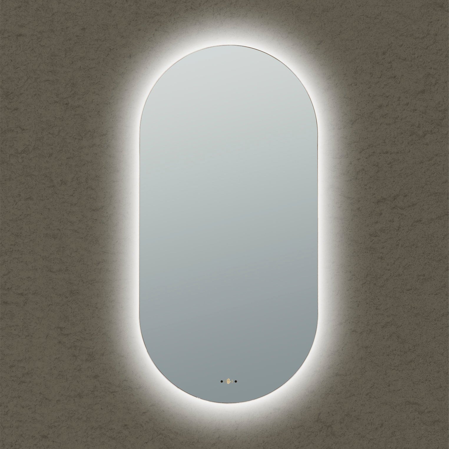 Backlit LED Bathroom Mirror – Smart Touch Control 450*900mm