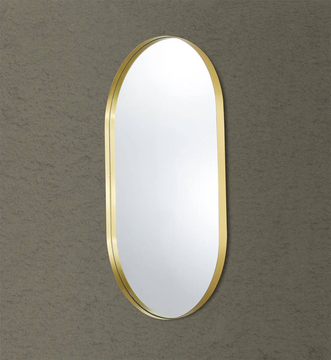 Oval Aluminum Framed Bathroom Mirror – Wall Mounted 450*900/600*1000mm