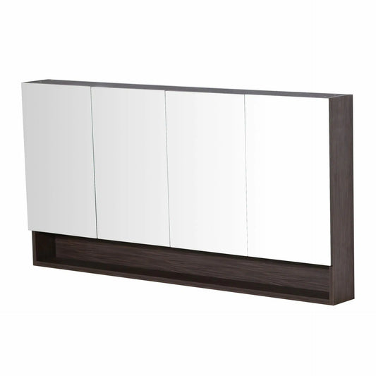 Stella Walnut PVC Waterproof Copper-Free Mirror 600-1480mm Walnut-SV600/750/900/1200/1500