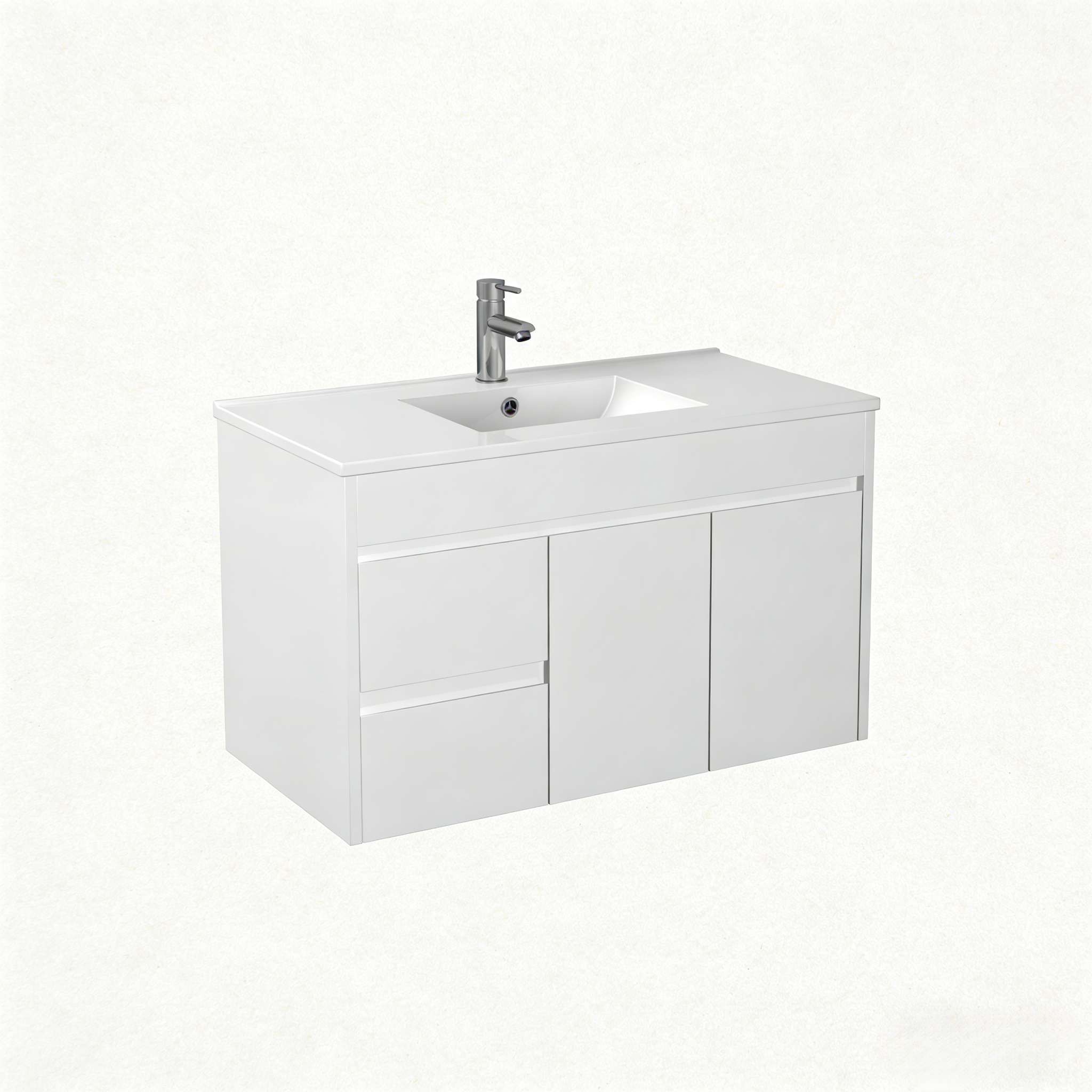 Polar PVC Slim Vanity 900*365*550mm