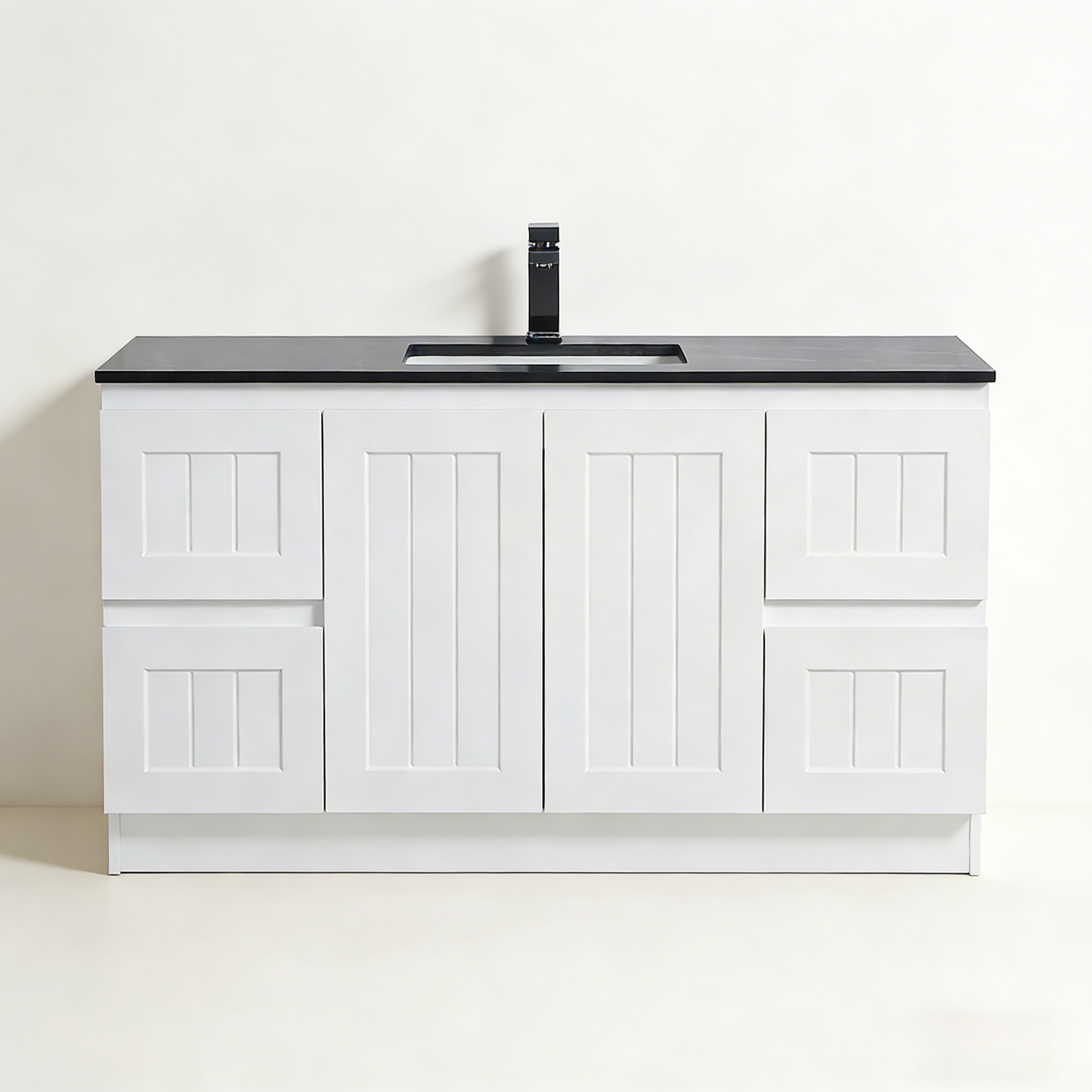 Acacia Wall-Mounted Vanity 1200*450*560mm Matte White