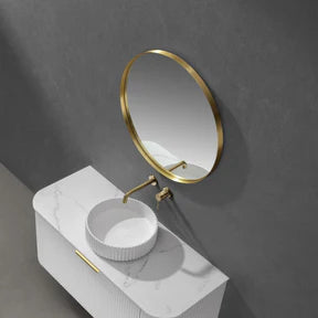 Aluminum Framed Bathroom Mirror – 600/700/800mm Wall Mounted