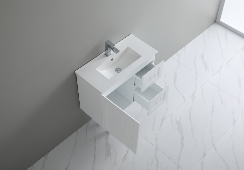 CETO Acacia Vanity SLIM Wall Hung Cabinet 590/730/890 AC63W/AC73RW/AC93LW/AC93RW- MB/-MW