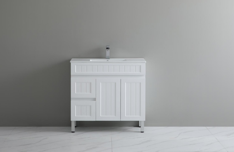 CETO Acacia Vanity SLIM Cabinet With Leg 590/730/890 AC63L/AC73RL/AC73LL/AC93RL/AC93LL-MW/-MB