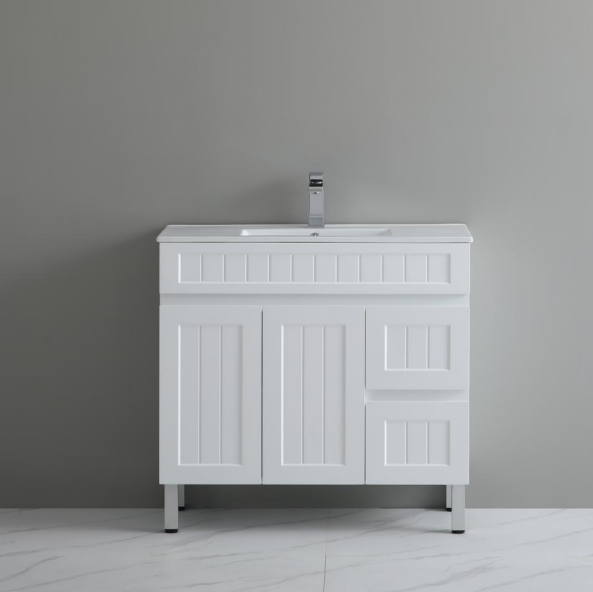 Haven Wood Vanity SLIM Cabinet With Leg 590/730/890mm