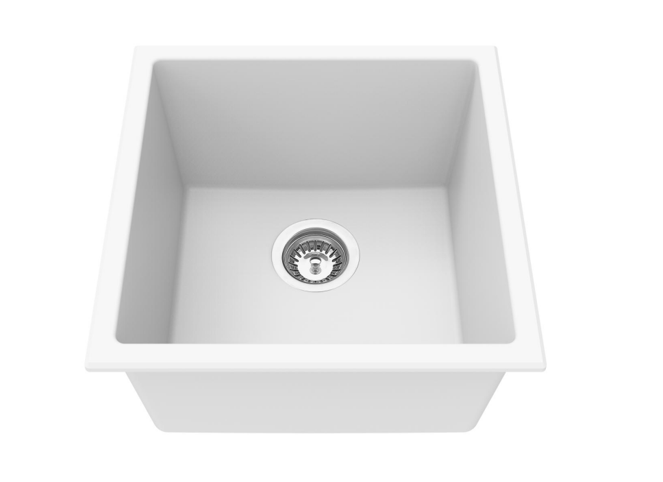 Quartz Undermount Kitchen Sink 432*432*246mm