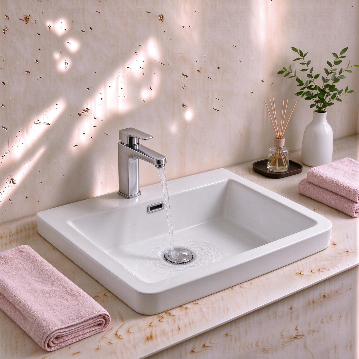 Olivia Poly Top 600-900mm Above Counter Basin