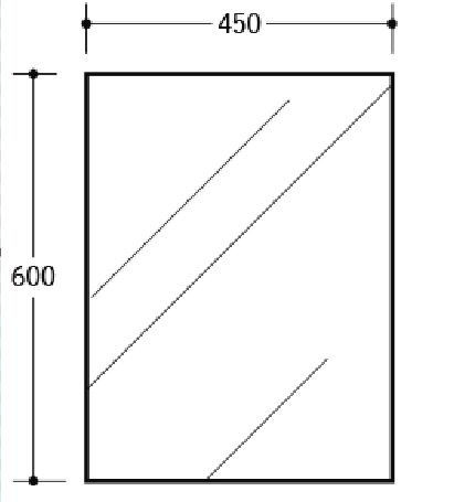 Matte Black Aluminum Framed Bathroom Mirror – 450-1200mm Wall Mounted