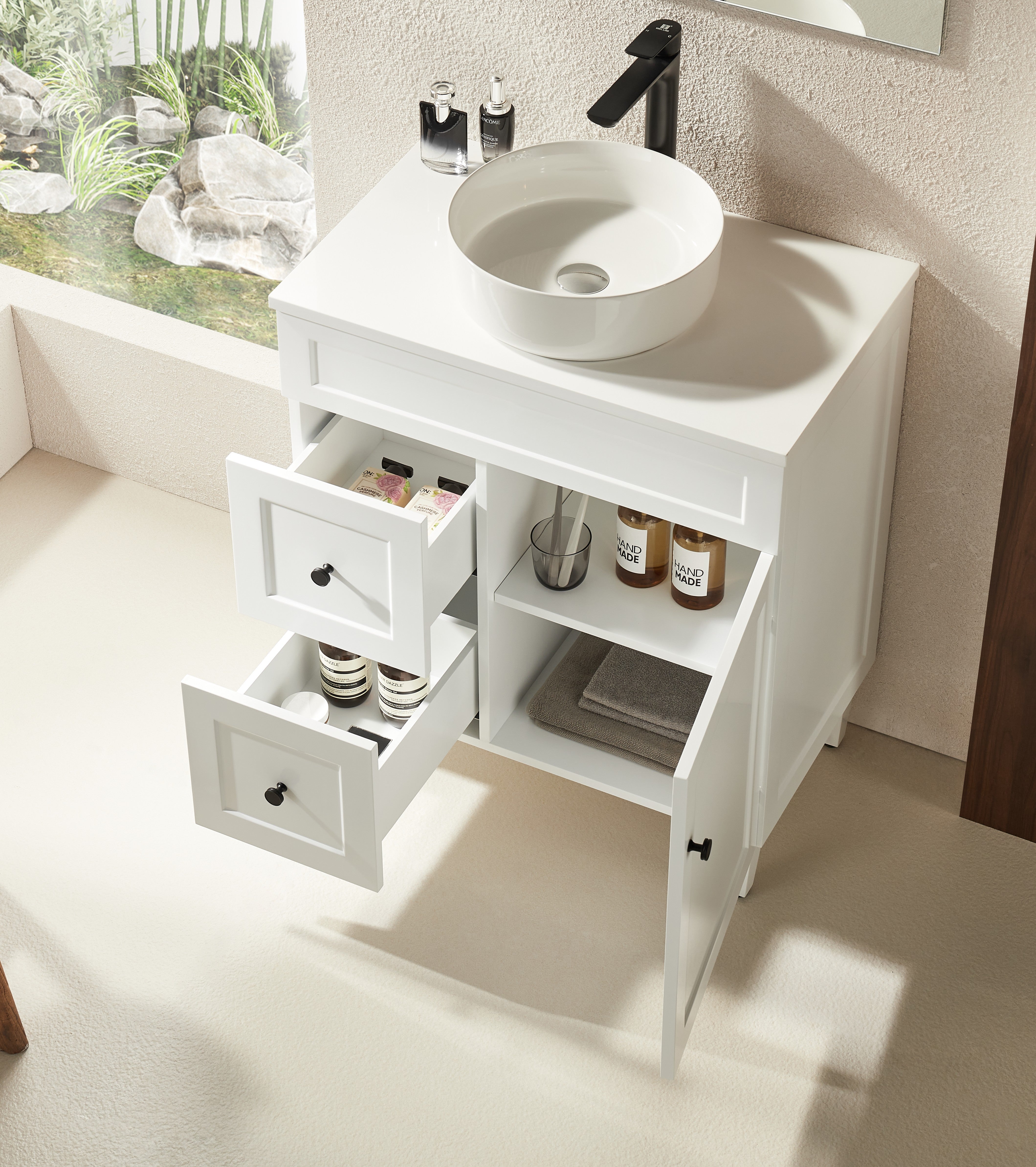 Modern Freestanding Vanity - Hamilton 590/740/890mm