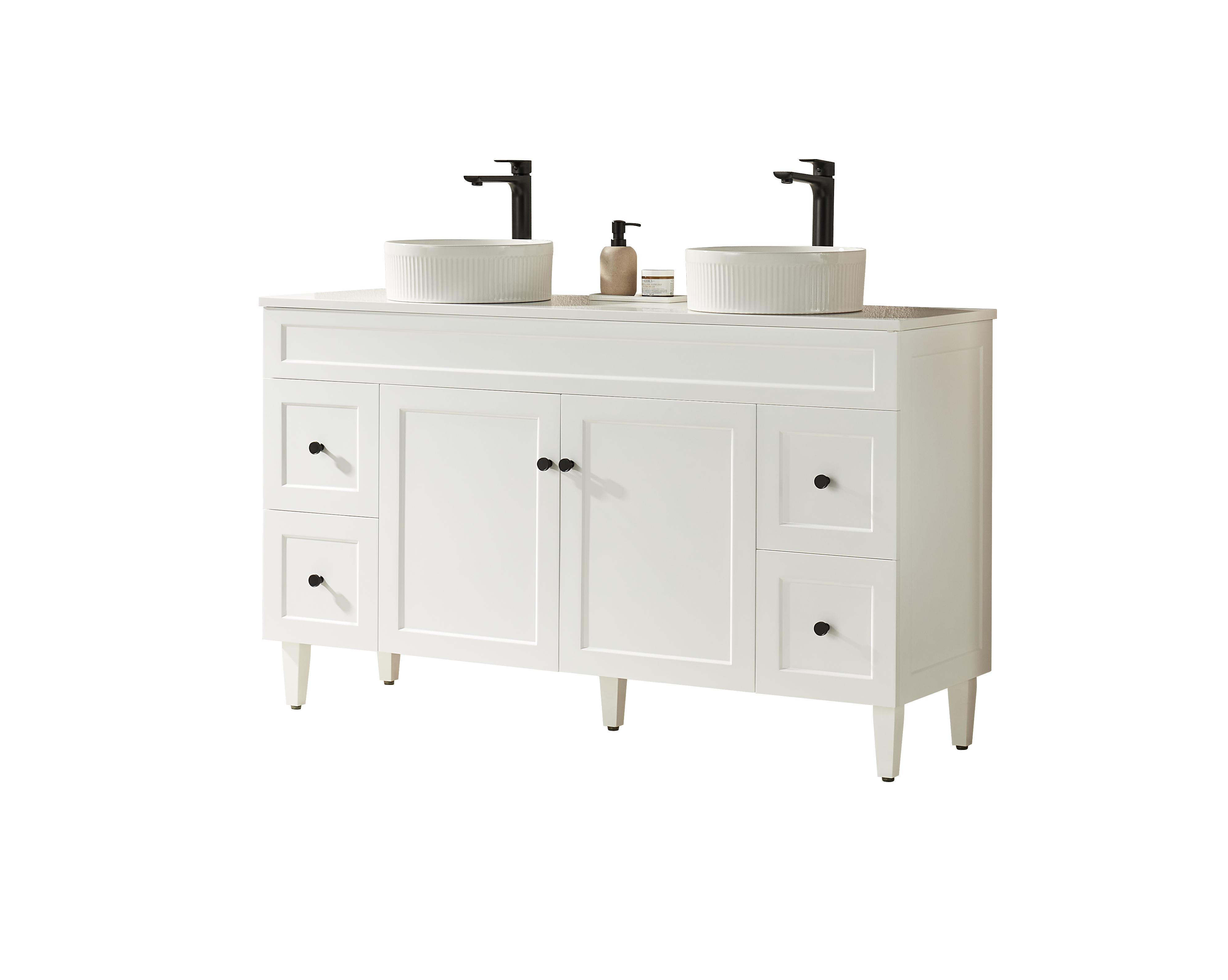 Ashford Floor PVC Cabinet Soft Closing Doors 1190/1500mm