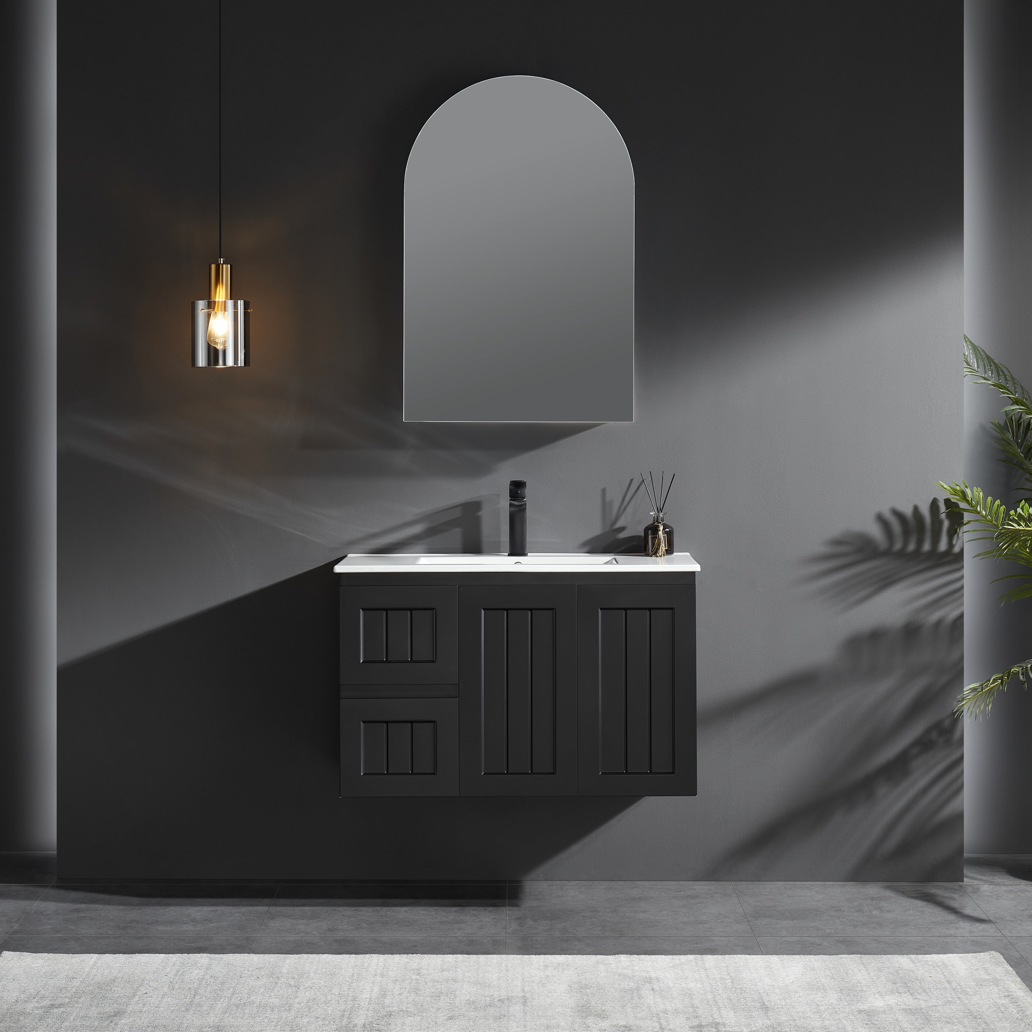 Olivia Shaving Cabinet Tall Boy 600*900*155mm