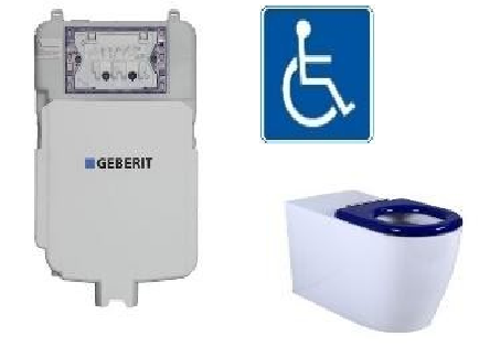 Asta Geberit inwall disable Toilet Suite