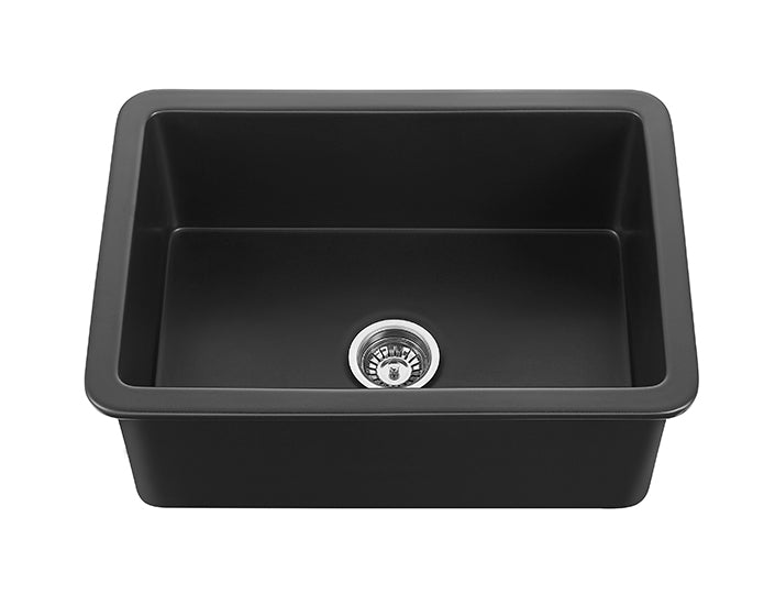 457-810mm Camden Fireclay Square insert/undermound Sink FCS457GW/MB FCS677GW/MB FCS810GW/MB