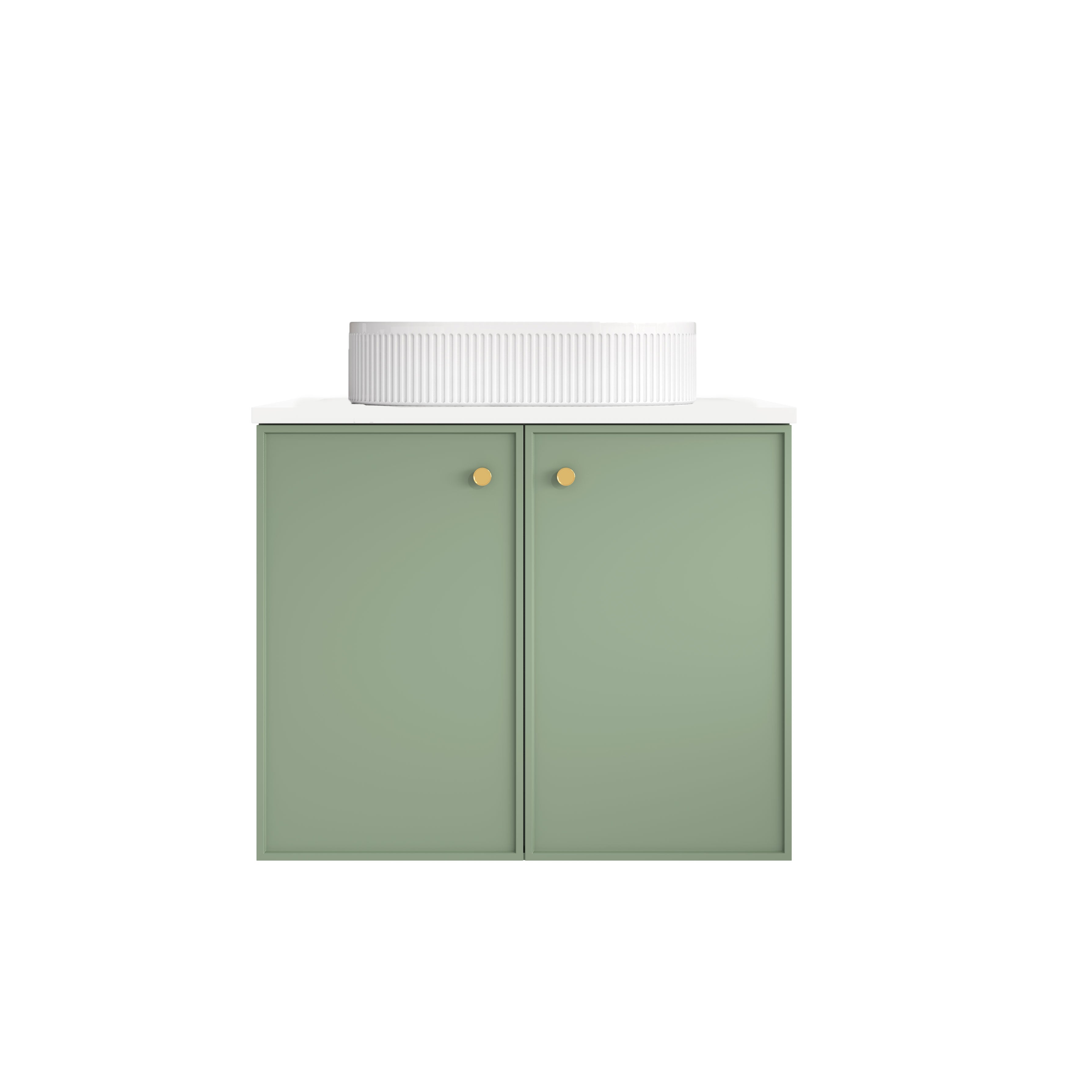 Vivid Pulse Wall Hung PVC Cabinet with Soft closing doors 590/740/890mm