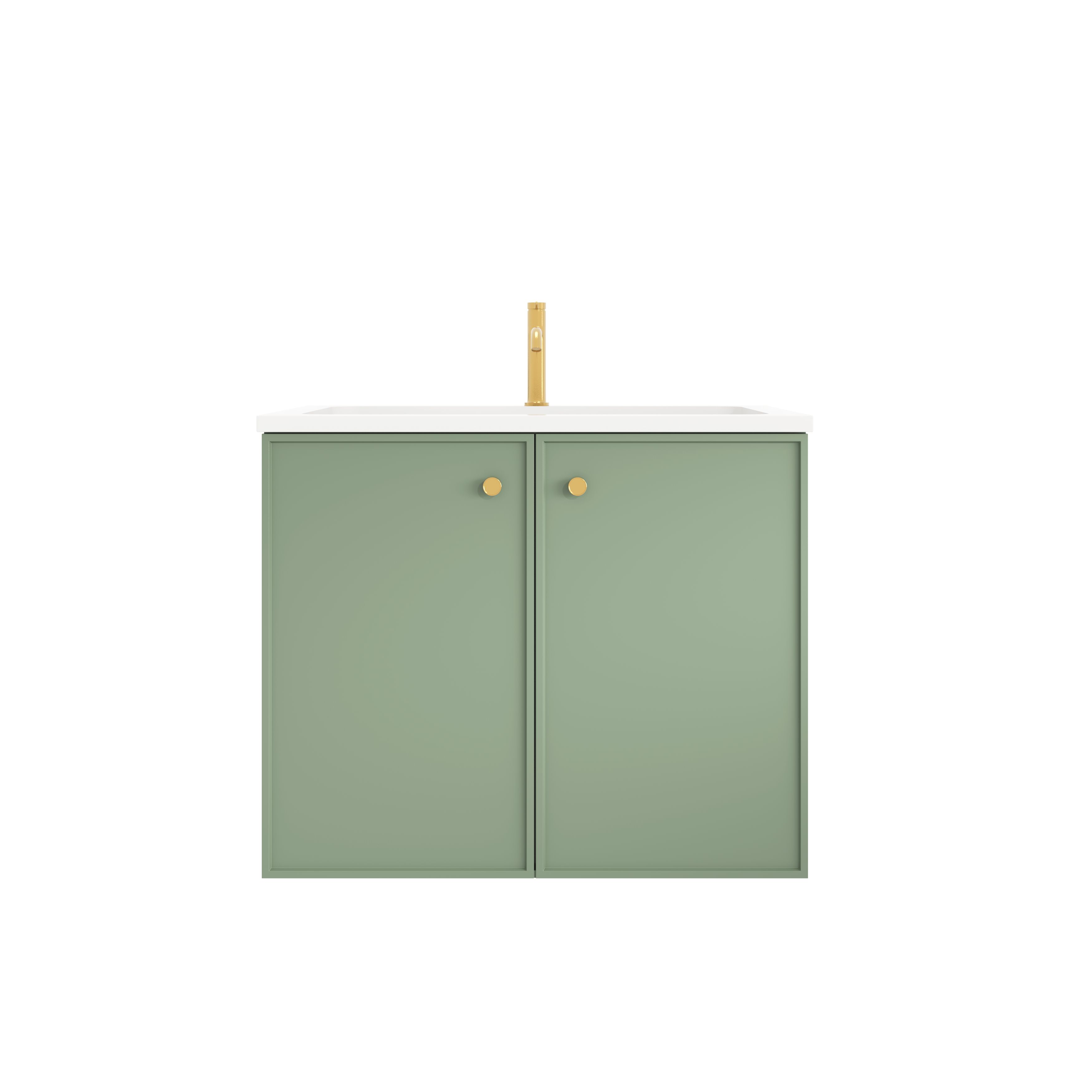 Vivid Pulse Wall Hung PVC Cabinet with Soft closing doors 590/740/890mm