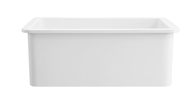 457-810mm Camden Fireclay Square insert/undermound Sink FCS457GW/MB FCS677GW/MB FCS810GW/MB