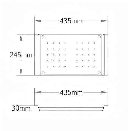 Sink Tray 435*250*30mm PKST