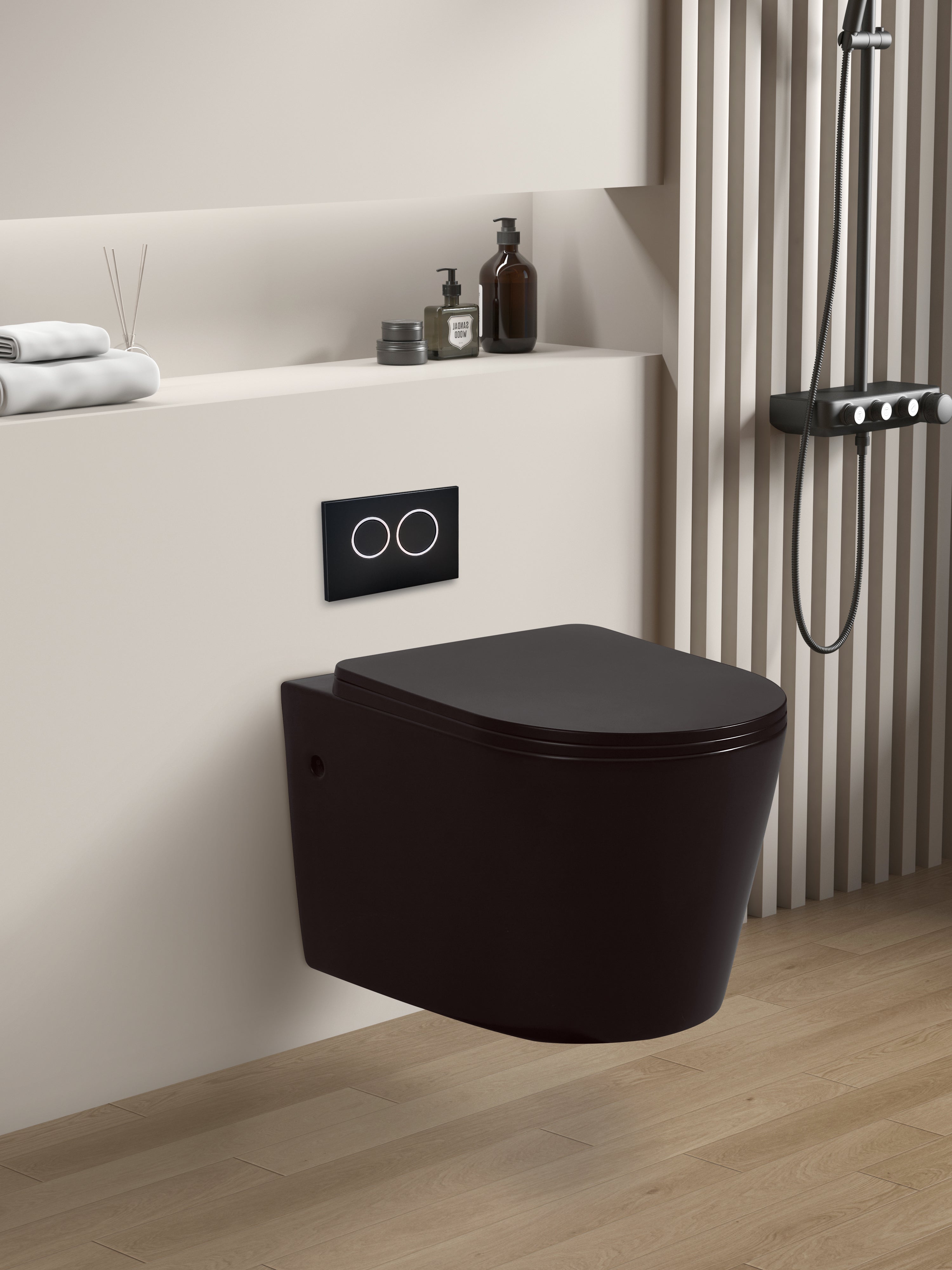 Flux Box Wall-Mounted Toilet 520*360*325mm