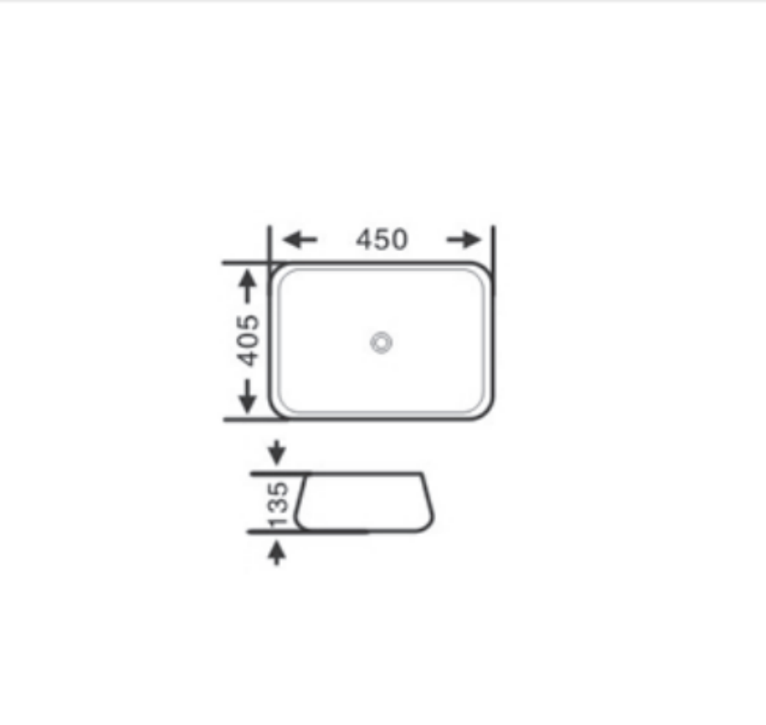 Marble Basin 450*405*135mm LH-BS33-450