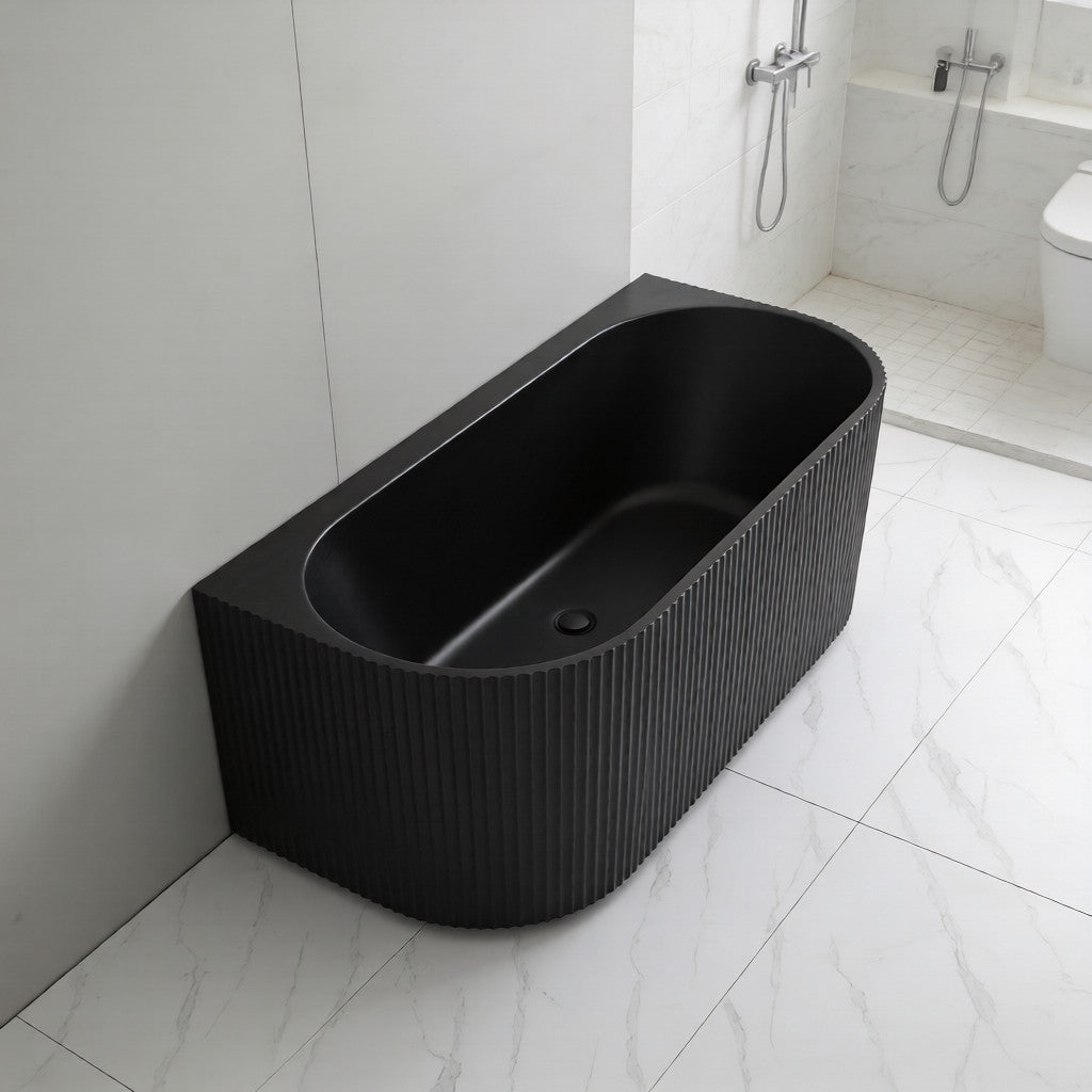 Rochelle Oval Back to Wall Bathtub 1500x750x580mm