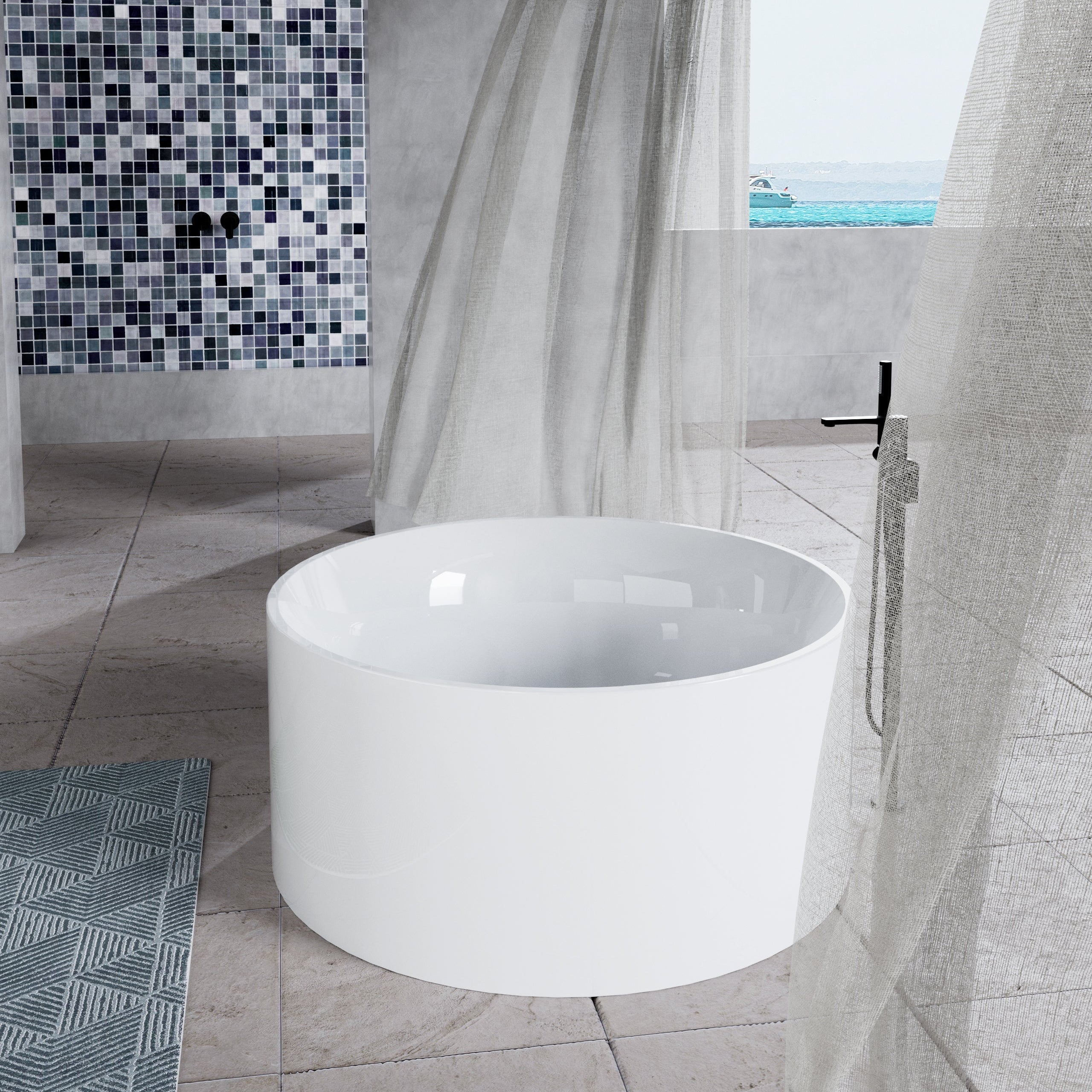 Ravena Round Bathtub 1280*1280*595mm