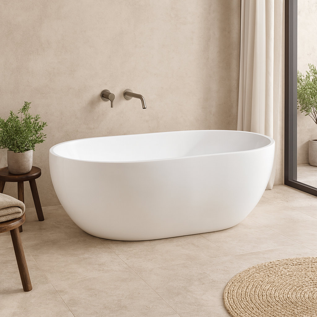 Cavona Free Standing Bathtub Non Overflow 1300-1700mm