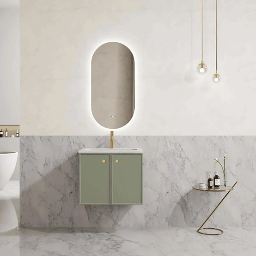 Vivid Pulse Wall Hung PVC Cabinet with Soft closing doors 590/740/890mm