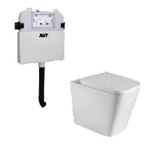 Flux R&T inwall Floor toilet Suite