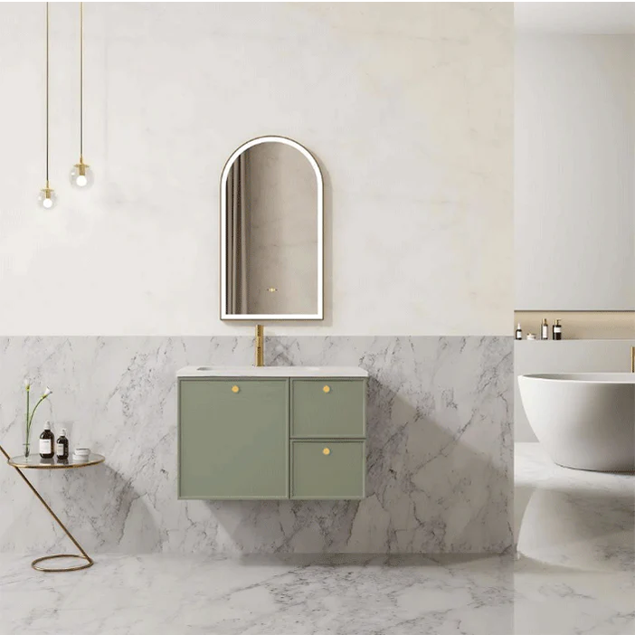 Vivid Pulse Wall Hung PVC Cabinet with Soft closing doors 590/740/890mm