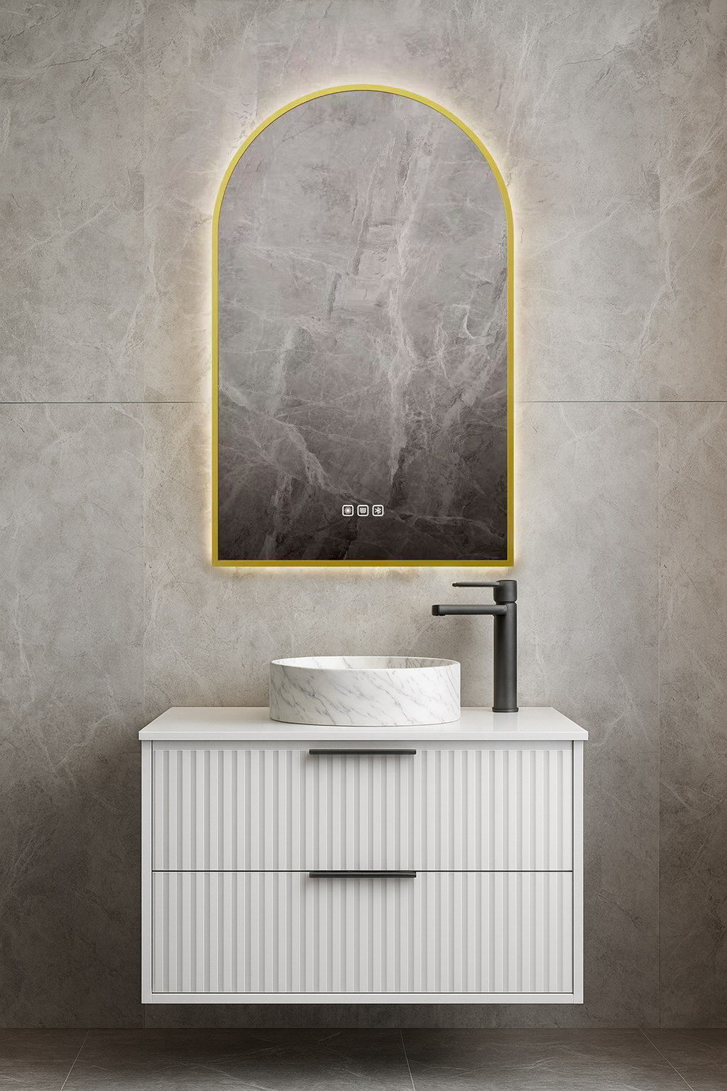 Arch Shape Backlit Mirror 500*750mm