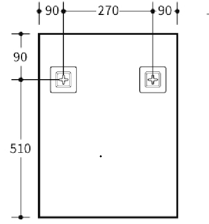Matte Black Aluminum Framed Bathroom Mirror – 450-1200mm Wall Mounted
